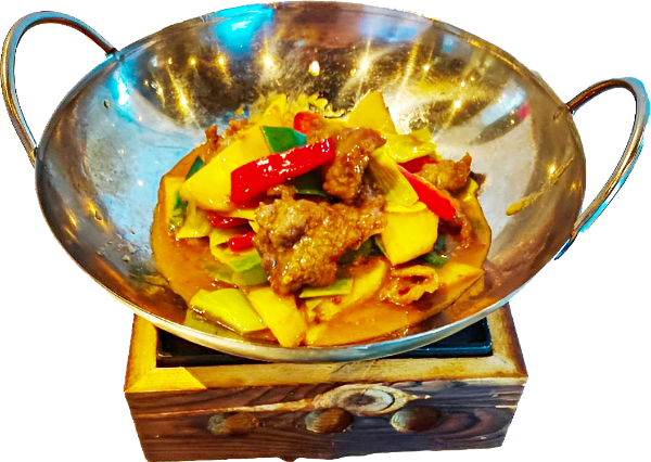 61. FIERY BOWL WITH BEEF