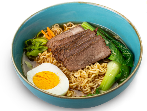 47. RAMEN IN BROTH WITH BEEF