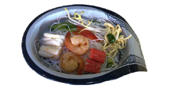 74. REISNUDELN vermicelles de riz aux fruits de mer