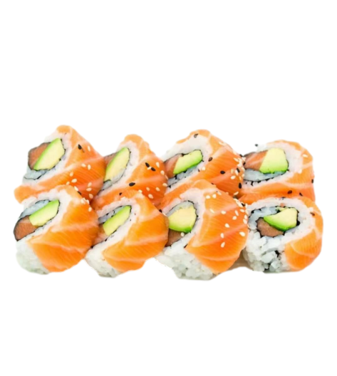 MC6 California Avocat, saumon roll