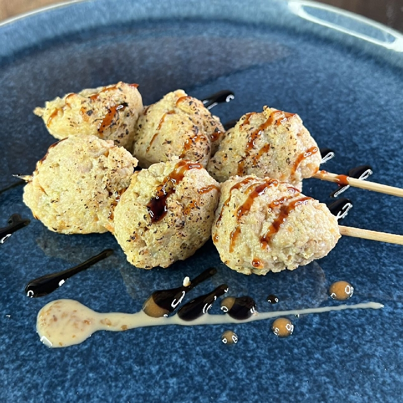 Brochette boulette poulet 鸡丸 23