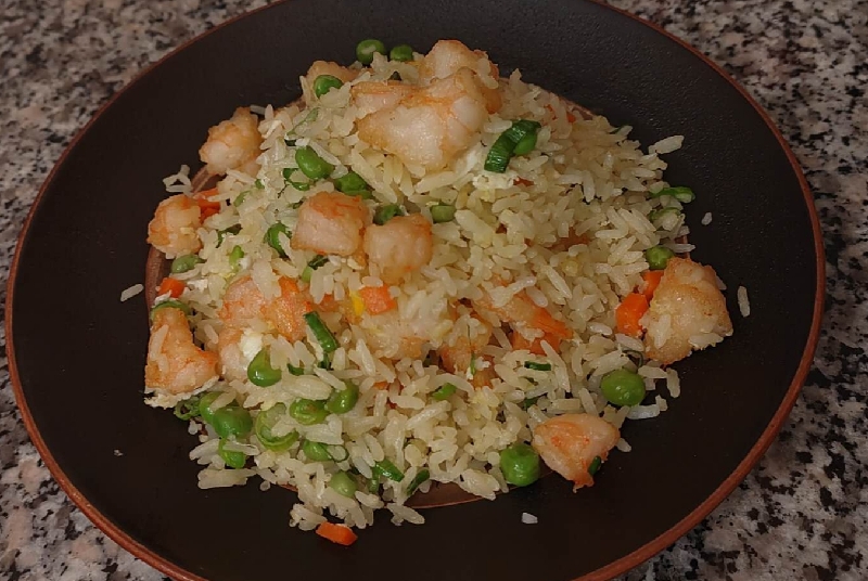 Riz sauté au crevettes 虾炒饭 N5