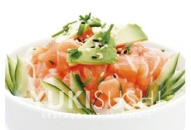 H16. Salade de tartare saumon avocat
