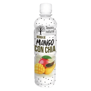 Bebida de mango con chía