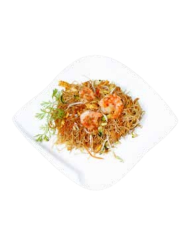 153. Spaghetti di Ramen Saltato con Gamberi