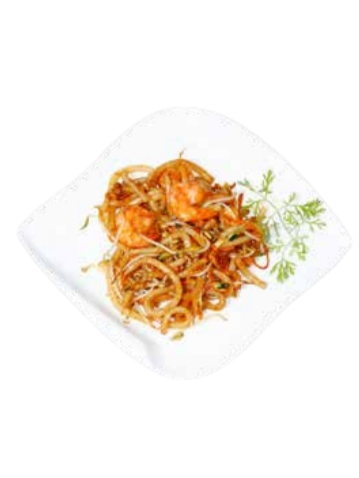 147. Udon Saltato con Gamberi