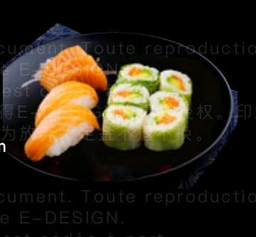 E15 printemps roll/sushi/sashimi