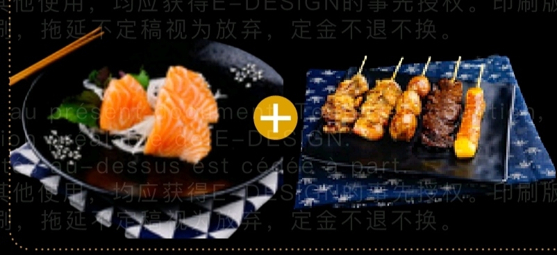 X9 .Sashimi saumon