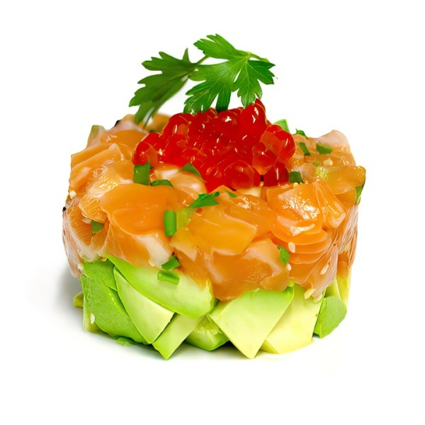 E6. Tartare saumon avocat