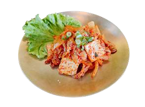 E11. Porc kimchi sauté avec du tofu