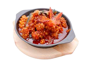 P4. Calamar grillé à la sauce soja ou à la sauce piquante
