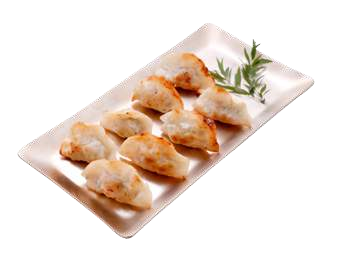 E1. Raviolis grillés (porc et légumes)