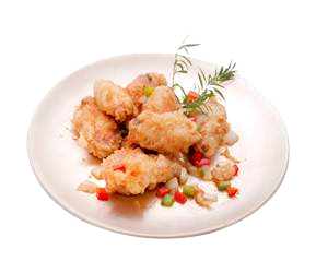 E3. Beignets d'ailes de poulet caramélisé