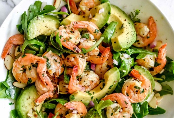 E6.crettestomate, Salade de crevette lsade crabe,tomate,concombrel