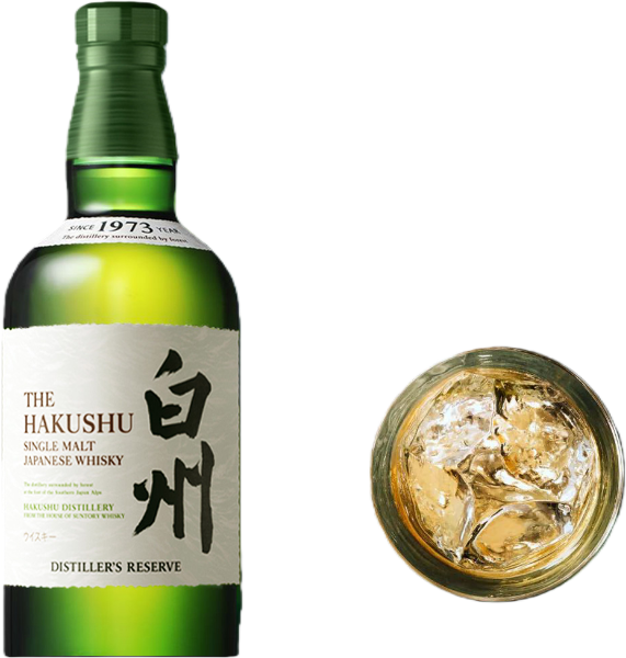 Hakushu Single Malt Distillers Reserve un verre 4cl