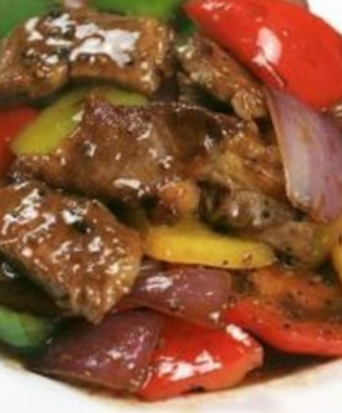 P32 Boeuf sauté aux poivrons