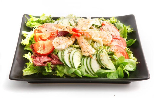 A8 Salade crevettes