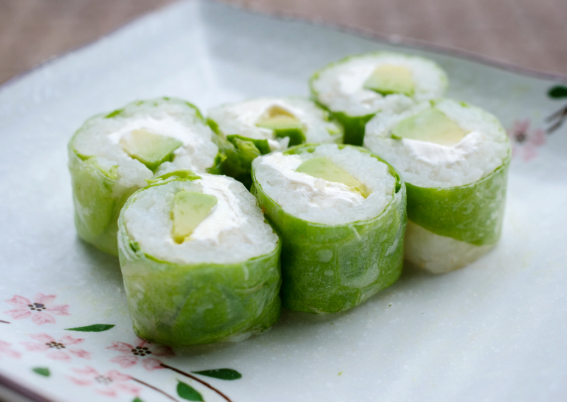 Green Roll Avocat cheese