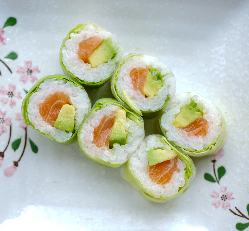 Green Roll Saumon avocat