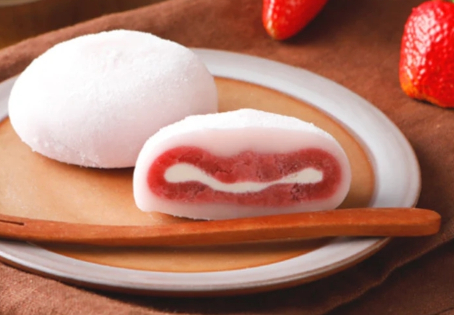Mochi crème daifuku fraise