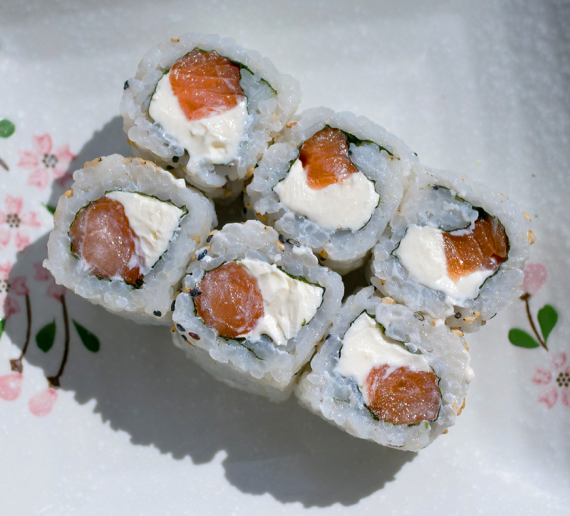 California Saumon cheese