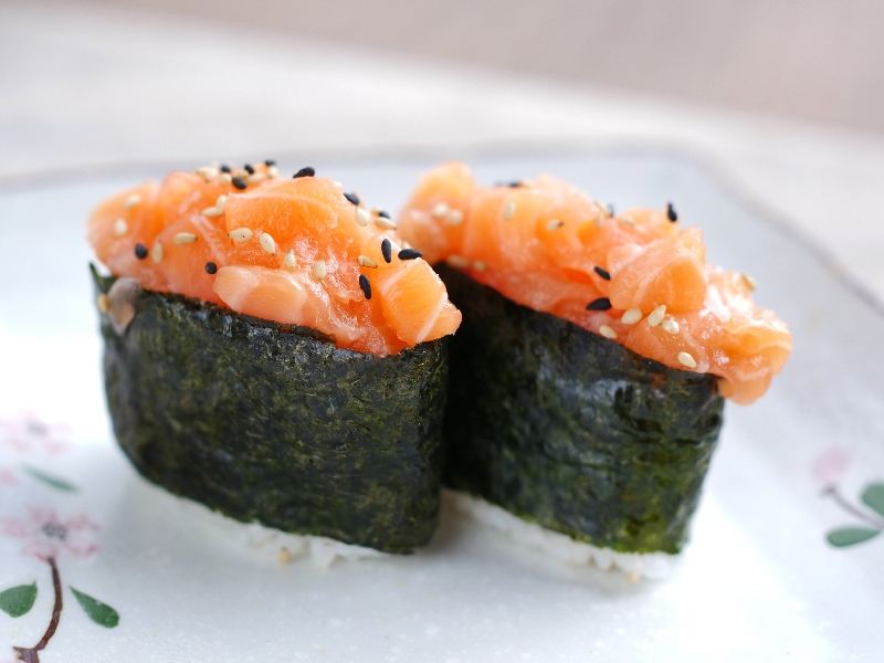 Sushi Tartare saumon