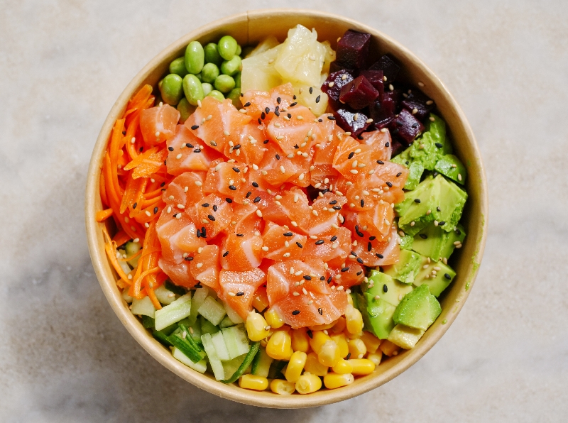Poké saumon