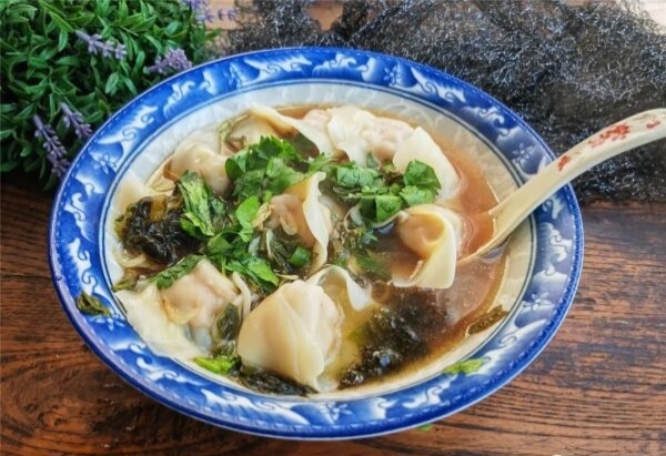 Soupe Ravioli Wonton à la crevette