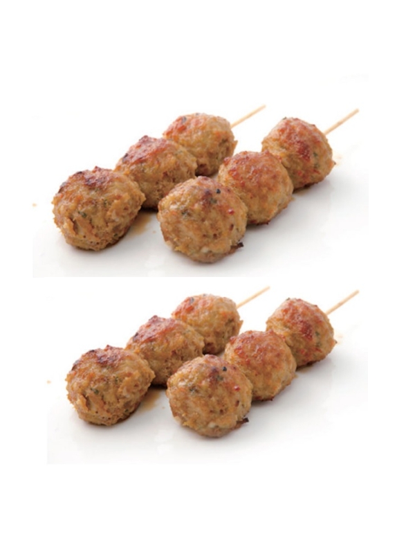 Brochette Boulettes de poulet × 4