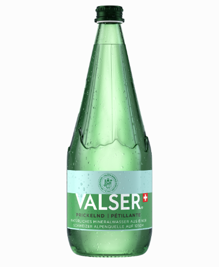 Acqua minerale gasata vetro 0.75