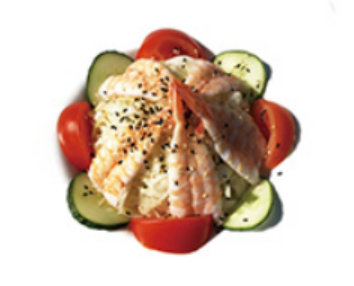 12. Salade au crevettes