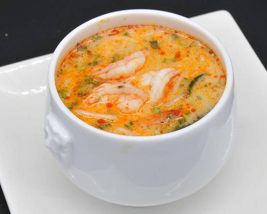 E10. Tom yam Kung - Soupe de crevettes à la citronnelle fraîche 