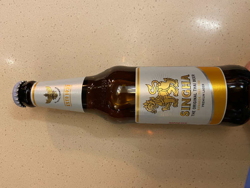 Bière thaï Singha 33cl