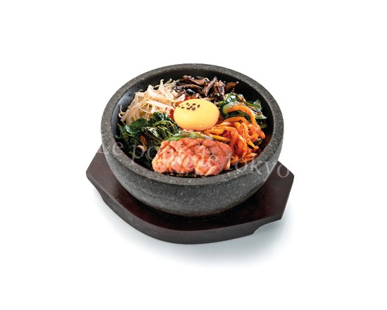 BAP3. Bibimbap au saumon grillé
