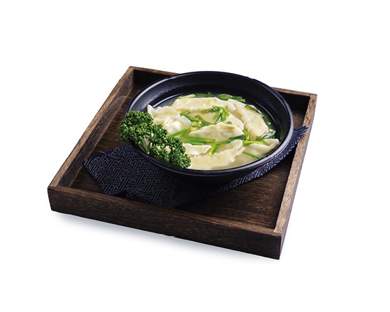 A6. Soupe de gyoza au poulet