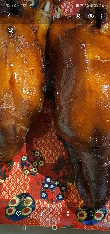 S2-Canard laqué pékinois (à l'avance24h)
