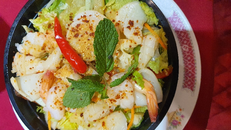 B6-Salade aux fruits de mer 🌶