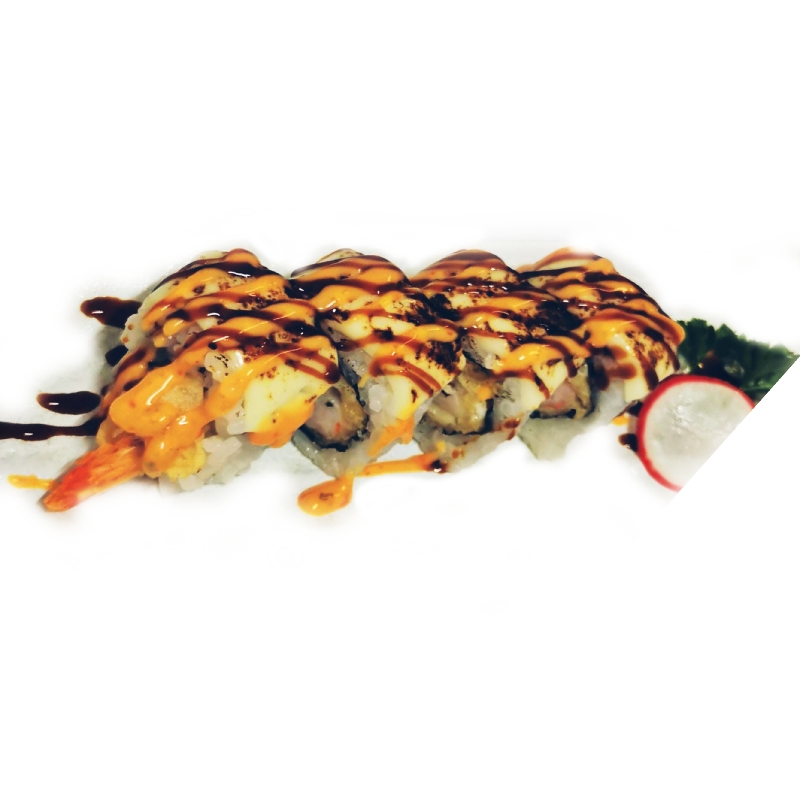 N006. URAMAKI CHEESE SHRIMP 8pz