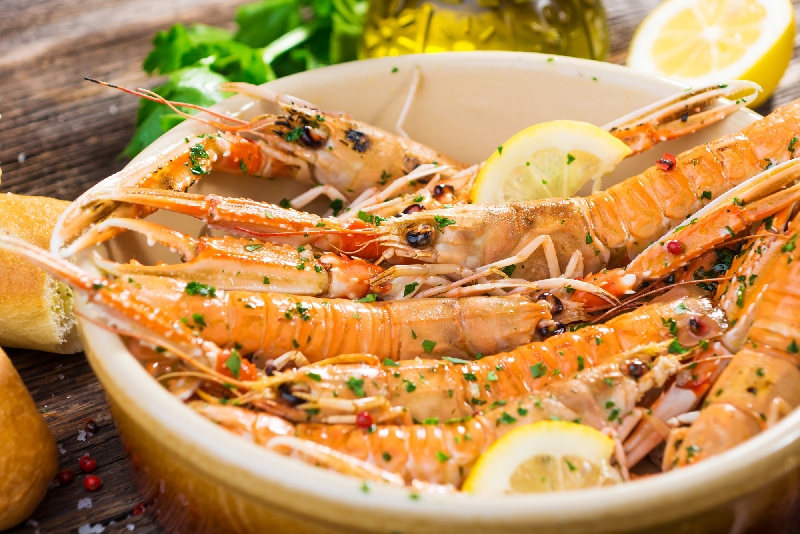 270.Scampi alla griglia 4pz