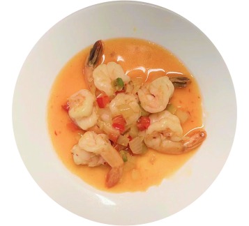 19. Crevettes pimentées