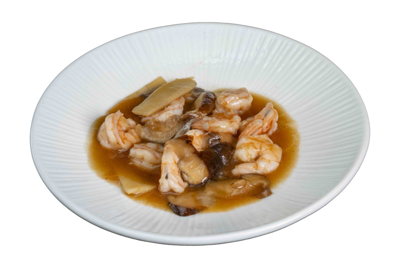 215.GAMBERI BAMBÙ E FUNGHI