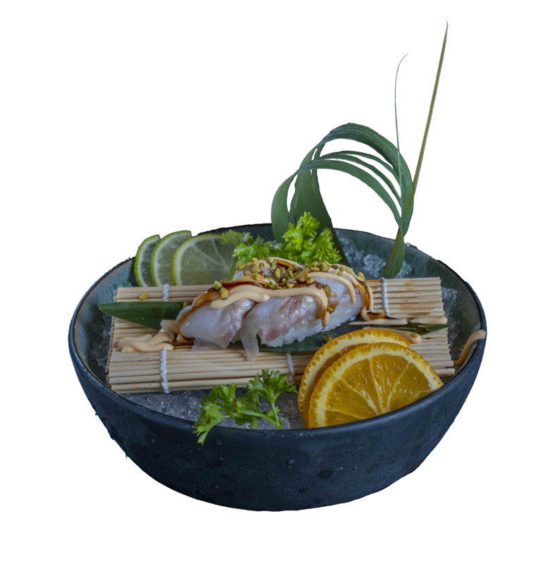 90.NIGIRI SUZUKI FLAMBÉ