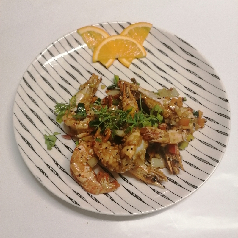 126 Gambas grillées 