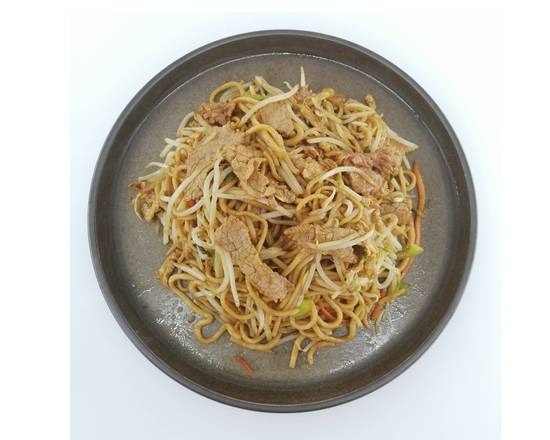 W2. Nouilles Sautées au Boeuf mariné