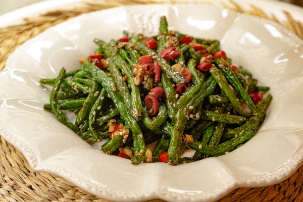 Haricots verts sautées
