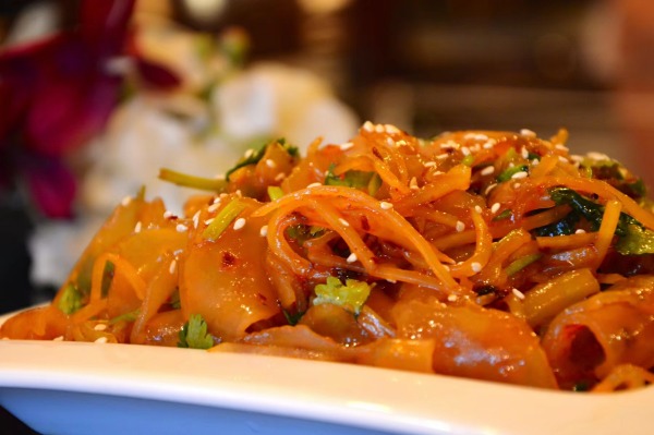 Salade de feuilles de soja