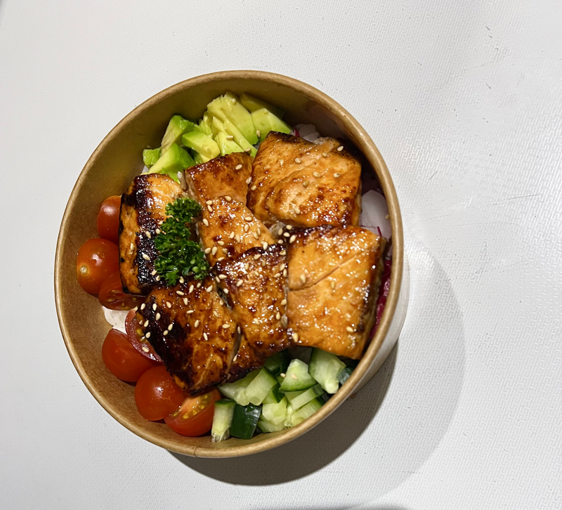 poke bowl grillé
