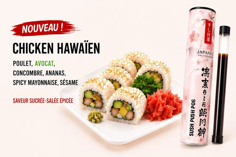 Pop Chicken hawaïen