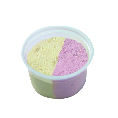 petit pot de glace vanille/fraise