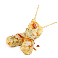 504. Brochette fromage pané